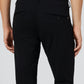 Elegant Slim Chino Trousers in Black