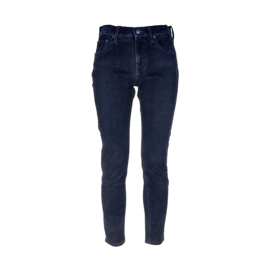 Blue Cotton Women Jeans