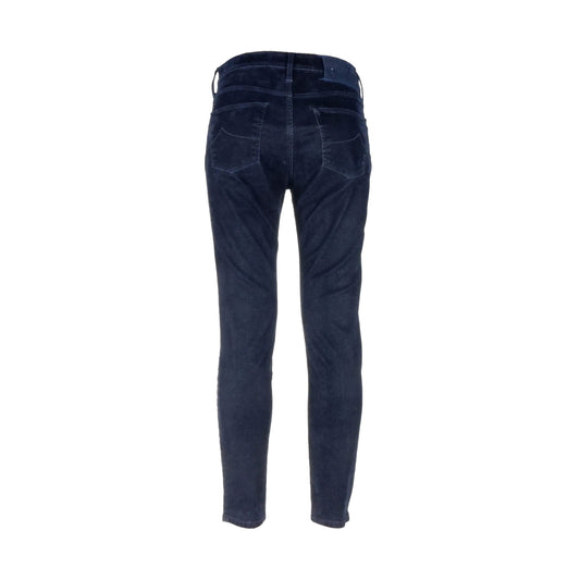 Blue Cotton Women Jeans