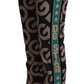 Elegant Monogram Straight Trousers
