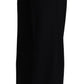 Black Cashmere Wide Leg Women Trouser Pants