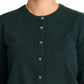 Elegant Cashmere Crewneck Cardigan