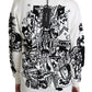Embroidered Graffiti Pullover in Virgin Wool