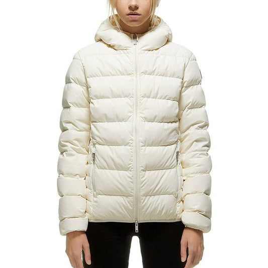 White Nylon Women Jacket