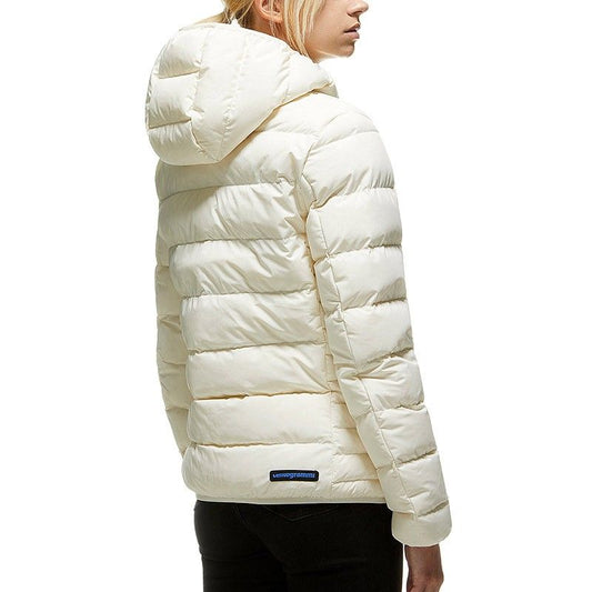 White Nylon Women Jacket