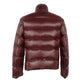 Elegant Padded Zip Jacket in Bold Red