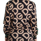 Multicolor Cotton Blend Pullover Sweater