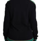 Elegant Black Cashmere Pullover with DG Monogram