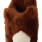 Teddy Bear Embellished Brown Loafers