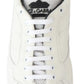 Elegant White Leather Sneakers for Men
