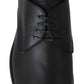 Black Leather SARTORIA Hand Made Shoes