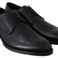 Black Leather SARTORIA Hand Made Shoes