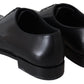 Black Leather SARTORIA Hand Made Shoes