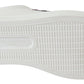 Elegant Low-Top Leather Sneakers in White & Bordeaux