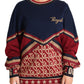 Exquisite Multicolor DG Mania Print Sweater