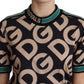 Multicolor Crew Neck Jersey Shirt