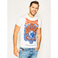 White Cotton Men T-Shirt
