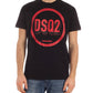 Black Cotton Men T-Shirt