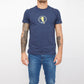 Blue Cotton Men's T-Shirt