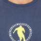 Blue Cotton Men's T-Shirt