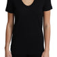 Elegant Wool Black Round Neck T-Shirt