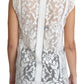 Chic Lace Floral Sleeveless Top
