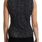 Elegant Chevron Virgin Wool Crew Neck Top