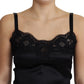 Silk-Blend Satin Lace-Trimmed Camisole
