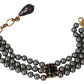 Elegant Gold Tone Faux Pearl Necklace