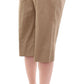 Elegant Beige Cotton Shorts for Women
