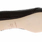 Chic Brown Leather Kitten Heel Pumps