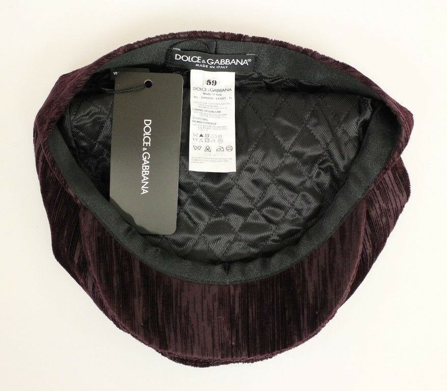 Elegant Purple Newsboy Cap