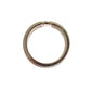 Chic Silver & Black CZ Crystal Ring