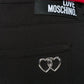 "Black Cotton Women's Slim-Fit Trouser"