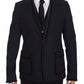 Blue Torero Inspired Cotton Stretch Blazer & Vest