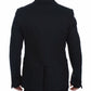 Blue Torero Inspired Cotton Stretch Blazer & Vest