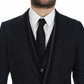 Blue Torero Inspired Cotton Stretch Blazer & Vest
