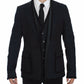 Blue Torero Inspired Cotton Stretch Blazer & Vest
