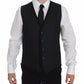 Blue Torero Inspired Cotton Stretch Blazer & Vest