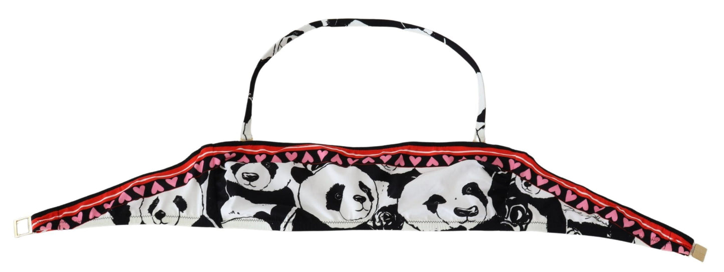 Chic Panda Print Two Piece Bikini Set