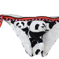 Chic Panda Print Two Piece Bikini Set