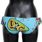 Chic Cartoon Print Bikini Bottoms