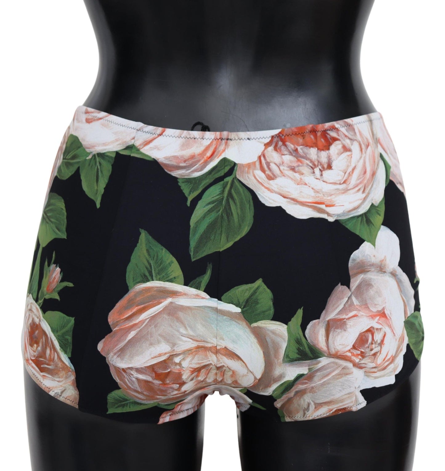 Chic High-Waist Floral Bikini Bottom