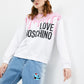 Pink Cotton Women Sweater