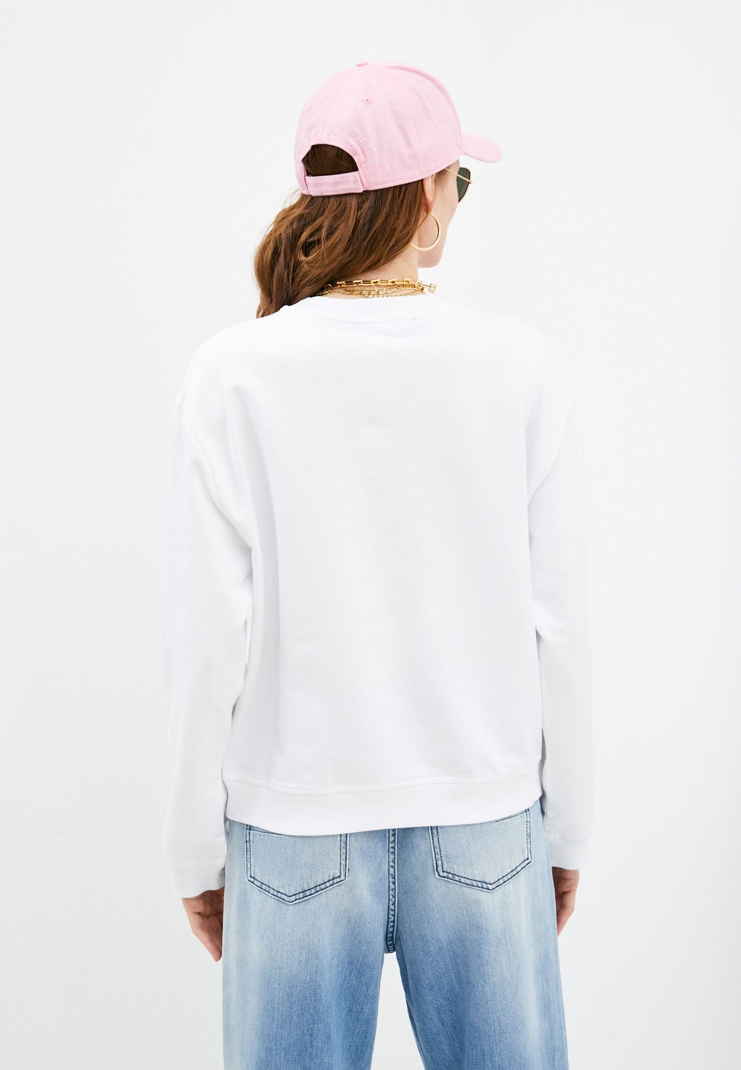 Pink Cotton Women Sweater