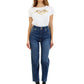 Blue Cotton Women Jeans