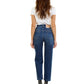 Blue Cotton Women Jeans