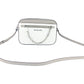 Jet Set Item Large East West Signature Leather Zip Chain Crossbody Handbag (Bright White Signature)