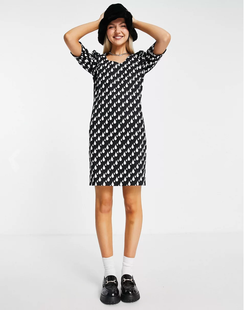 Black Cotton Women Dress