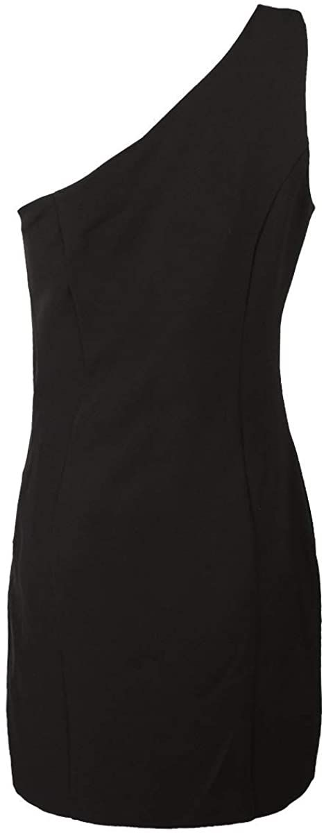 Black Polyester Women Dress